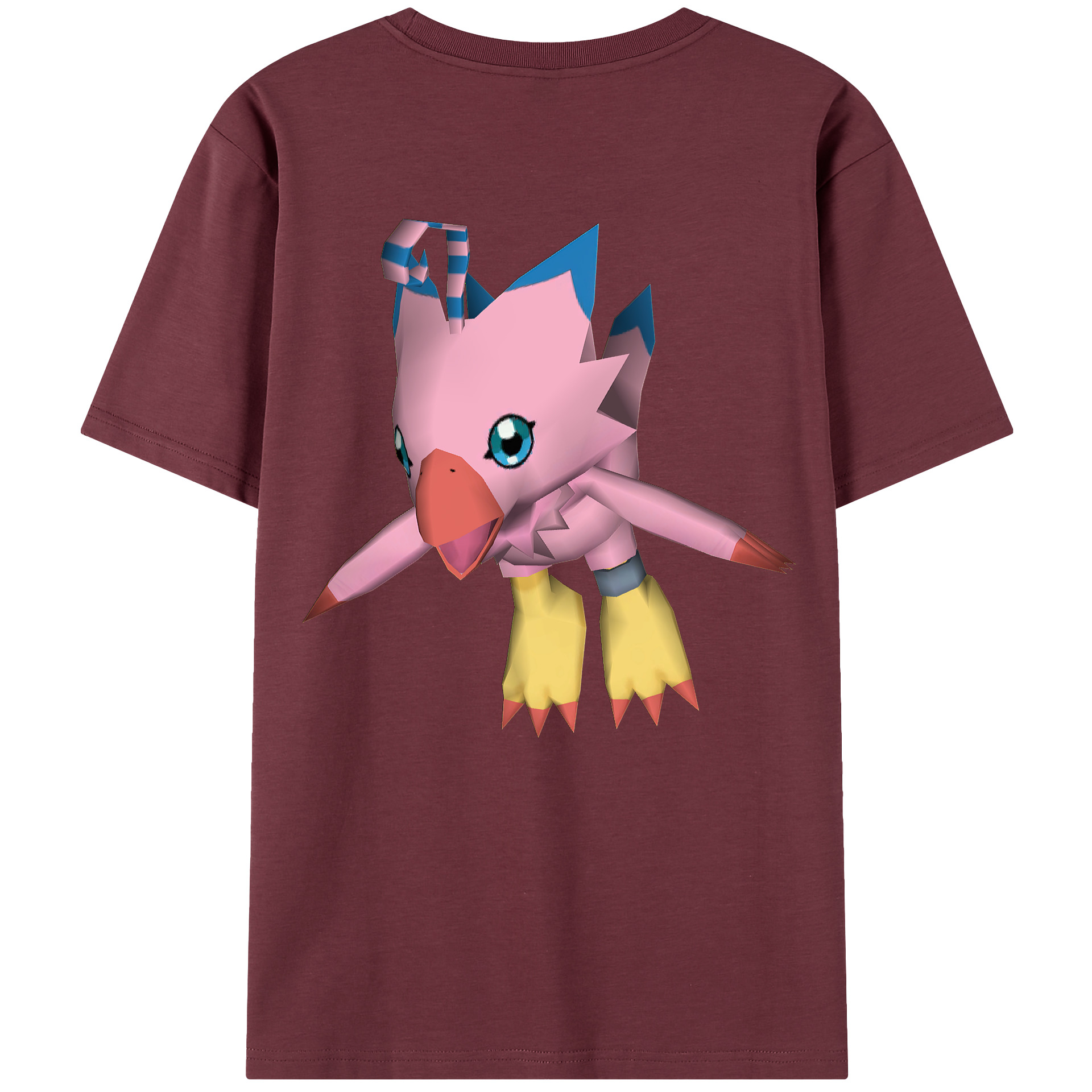 （画像用） Digimon デジタルモンスター/デジモン 綿100％半袖Tシャツ（背面プリント）